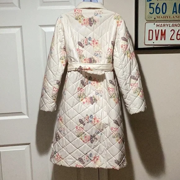 Samantha Sipos Quilted Starburst Coat - Size L